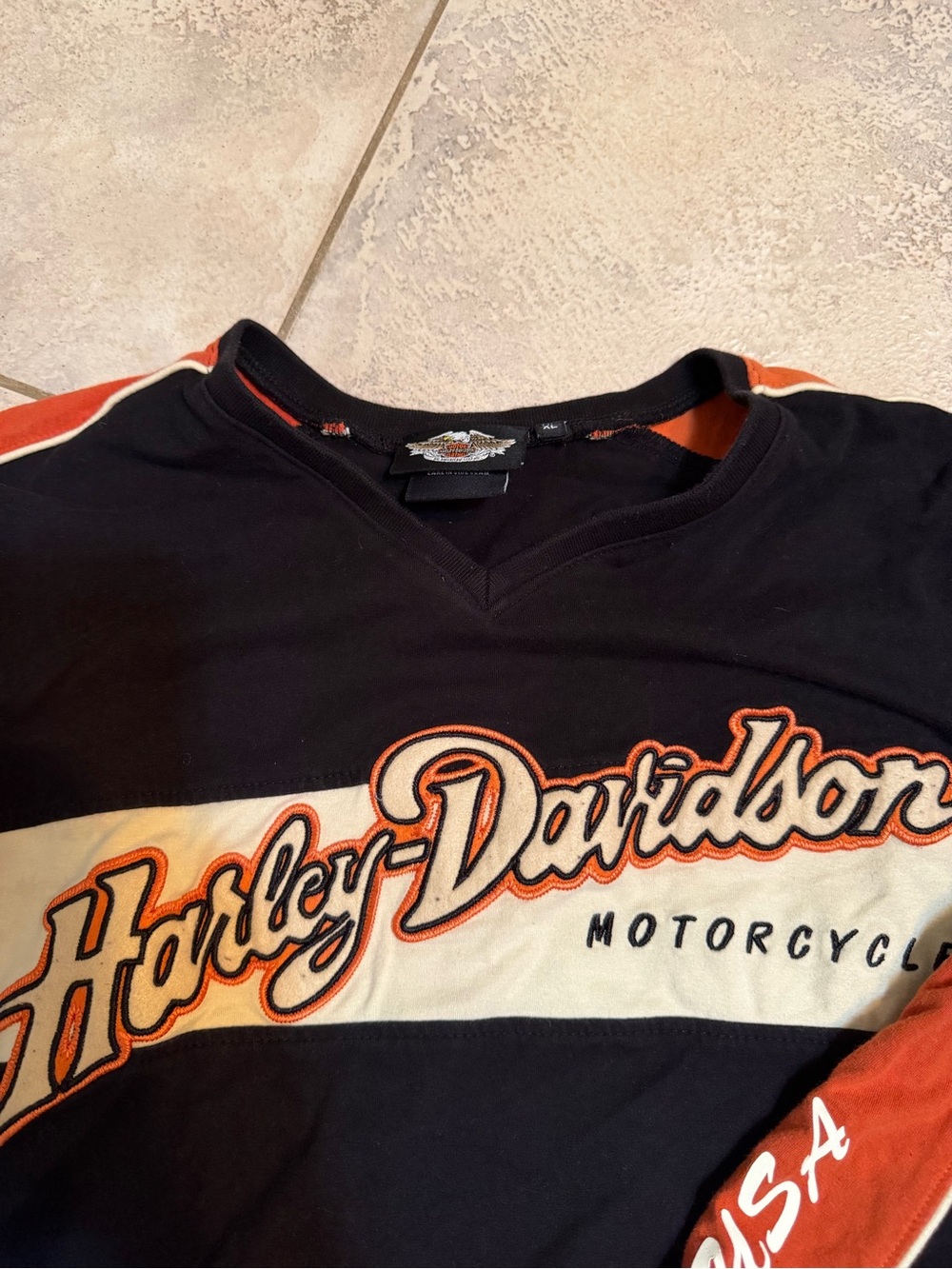 Vintage Women’s Harley Davidson Long Sleeve T Shirt Size XL - Picture 2 of 4